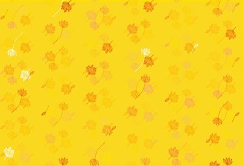 Light Yellow, Orange vector sketch template.