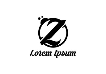 Letter Z Minimal Monogram