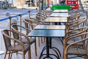 コロナ禍による屋外席の増加