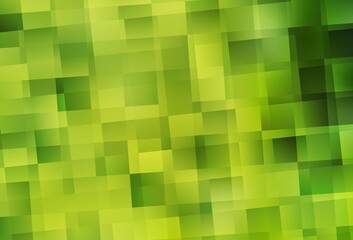 Light Green, Yellow vector texture in rectangular style.