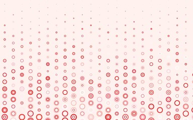 Light Red vector background with spots.