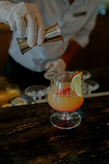pouring the red