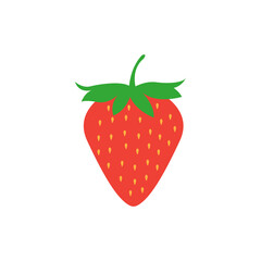 Strawberry icon design template vector isolated illustration