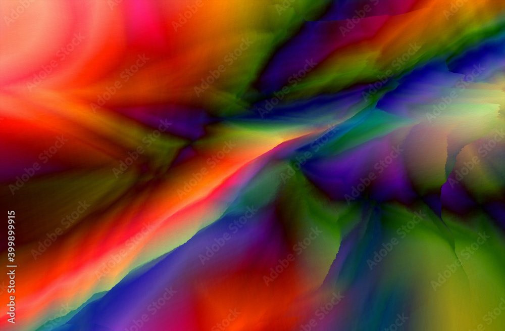 Sticker creative abstract cool universe explosion color background