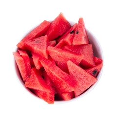 watermelon fruit on white background