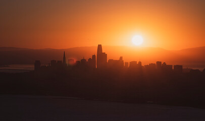 San Francisco Skyline - Sunrise 