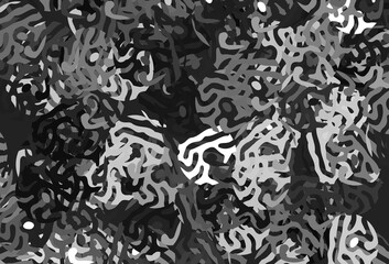 Light Gray vector backdrop with memphis shapes.