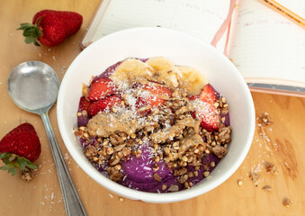 muesli with berries