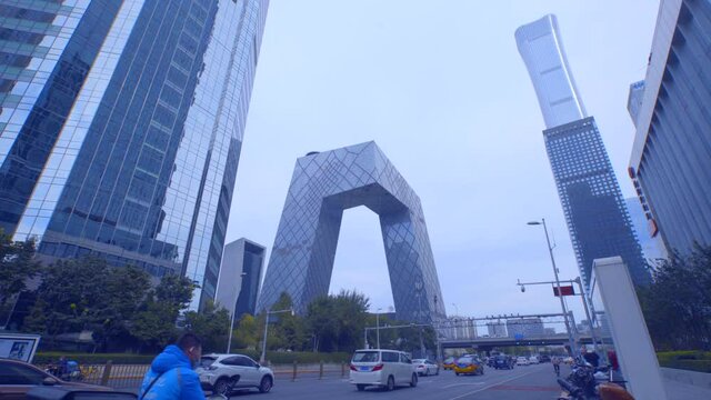 Beijing City financial center,China,City of China,Tall buildings,CBD,Beijing Financial Center,News and Communication Center,China Central Television ( CCTV),