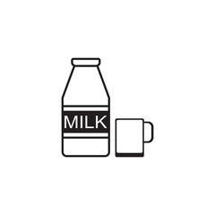 milk icon symbol sign vector