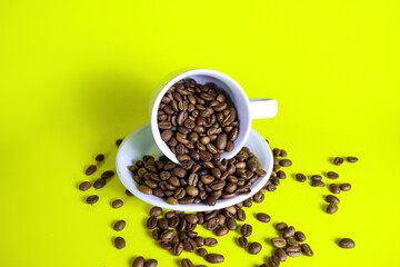 cup of coffee beans