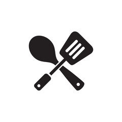 spatula icon symbol sign vector
