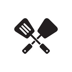 spatula icon symbol sign vector