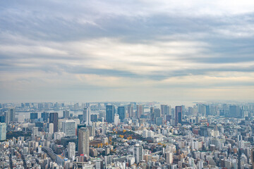 【六本木ヒルズより】東京都内、都市景観