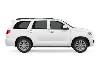 Obraz premium SUV Car Isolated