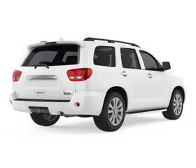 SUV Car Isolated