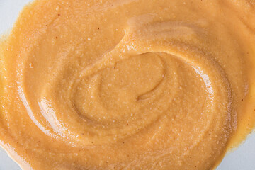 Textured of homemade mask, scrub or peeling  for face and body. Natural organic exfoliation cosmetic's product