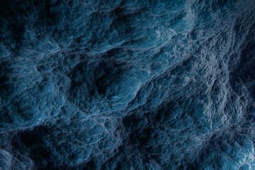 Dark blue background in the form of clouds, abstract surface.
