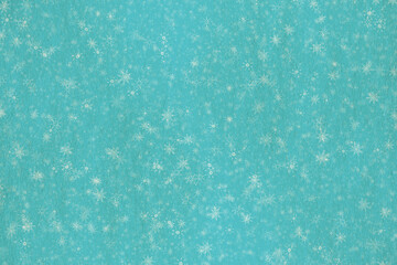 snowflakes on old paper texture