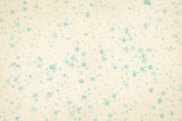 snowflakes on paper texture
