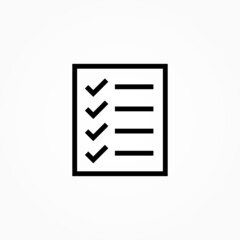 list check mark icon