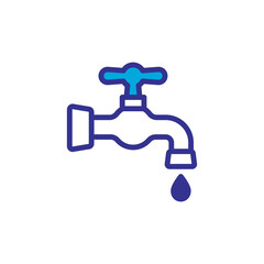 faucet icon, vector, design trendy