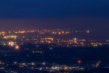 城岱牧場からの函館裏夜景