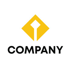 arrow up for invest business logo design