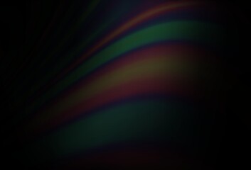 Dark Silver, Gray vector pattern with liquid shapes.