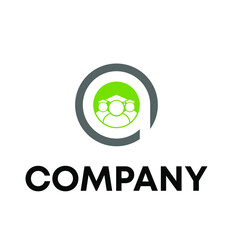Letter A People logo design