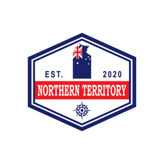 Northern Territory Map Vector , Country Logo