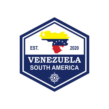 Venezuela Map Vector , Country Logo