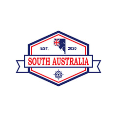 Obraz premium South Australia Map Vector , Country Logo
