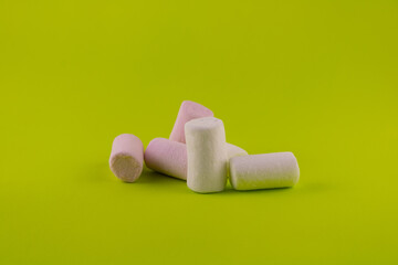 Delicate white and pink souffle