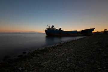 Ucmakdere, sunken ship / Turkey