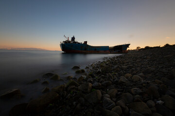 Ucmakdere, sunken ship / Turkey