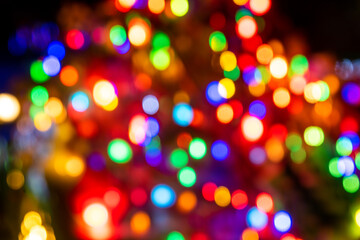 Abstract holiday lights