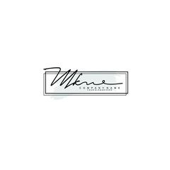 Initial MK Handwriting, Wedding Monogram Logo Design, Modern Minimalistic and Floral templates for Invitation cards	
