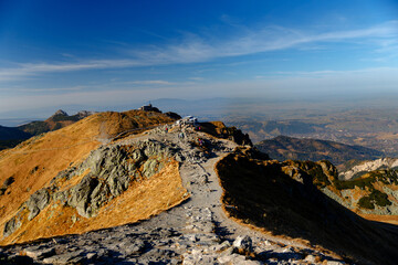 Obraz premium sunset in the mountains