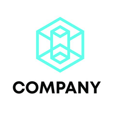 abstract hexagon logo