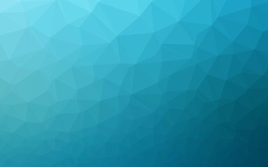 Fototapeta premium Light BLUE vector polygonal background.