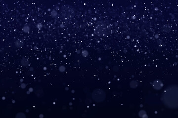 blue bokeh lights background