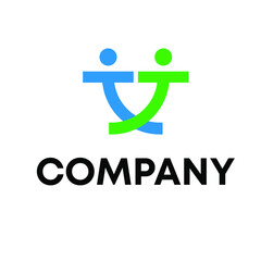 T People logo design