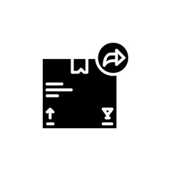 share product vector icon solid style. Perfect for website, application, commerce, presentation, logo and more. simple, thin and modern solid icon
