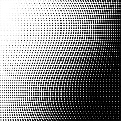 Light halftone dots grunge wide background
