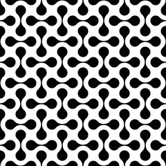 Abstract seamless pattern of connected dots