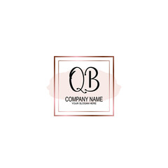 Initial Q Handwriting, Wedding Monogram Logo Design, Modern Minimalistic and Floral templates for Invitation cards	
