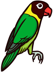 リアルめな横向きのゴイサギのイラスト Wall Mural Wallpaper Murals So Terada