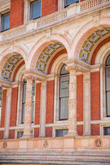 Columns and arches of The Victoria and Albert Museum