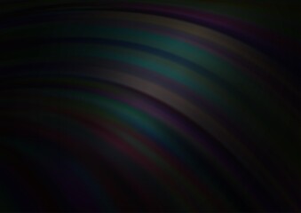 Obraz premium Dark Silver, Gray vector background with bubble shapes.
